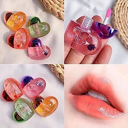 Multi-color Cute La La Love Transparent Lip Gloss Tint