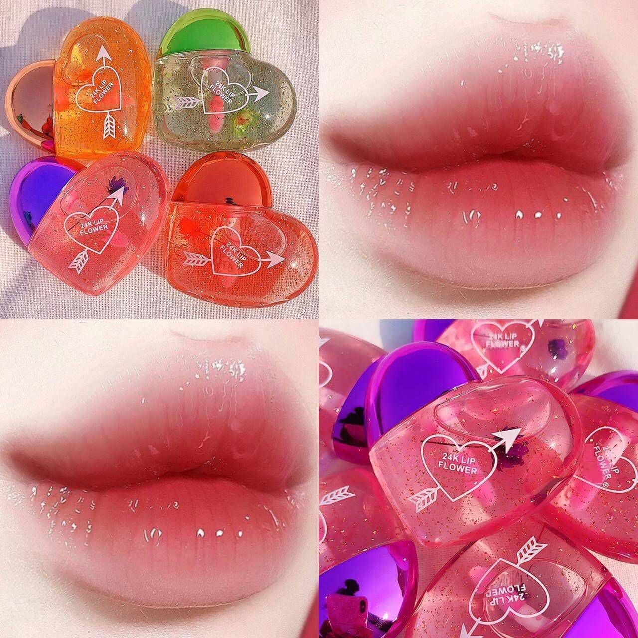 Multi-color Cute La La Love Transparent Lip Gloss Tint