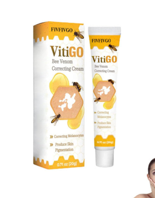 Bee Venom Vitiligo Treatment Cream, Fivfivgo Vitiligo Treatment Cream, Bee Venom Treatment Cream (1PC)